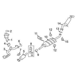 Ford OE - Exhaust System - Exhaust Components
