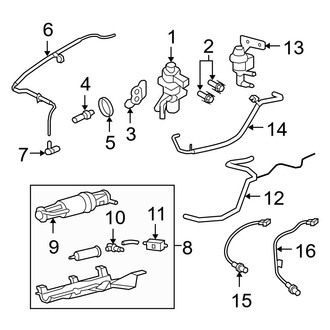Ford OE - Emission System - Emission Components (2.3L)