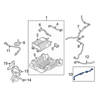 Ford OE - Evaporative Emissions System Lines