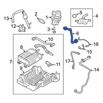 Ford OE - Exhaust Gas Recirculation (EGR) Tube