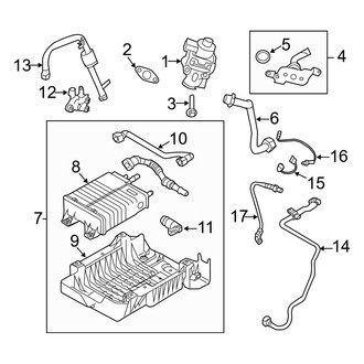 Ford OE - Emission System - Emission Components (Limited / XLT 3.0L)