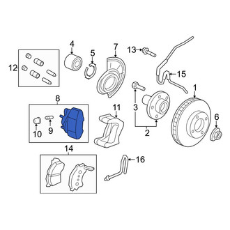 Ford OE - Front Right Disc Brake Caliper