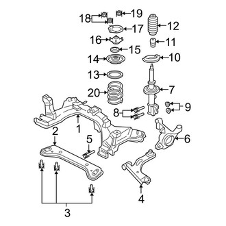 Ford OE - Front Suspension - Suspension Components