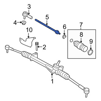 Ford OE - Outer Steering Tie Rod End