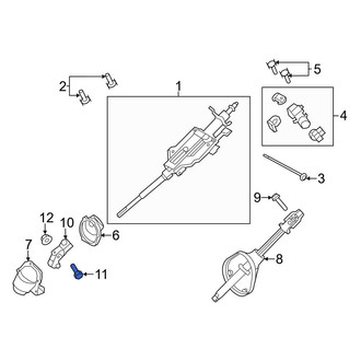 Ford OE - Steering Column U-Joint Bolt