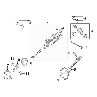 Ford OE - Steering Column Assembly (Limited / XLS / XLT)