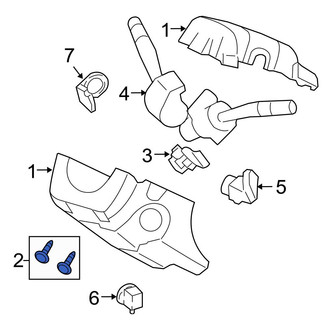 Ford OE - Steering Column Cover Screw