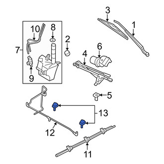Ford OE - Front Windshield Washer Nozzle