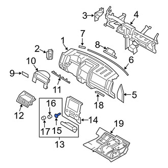 Ford OE - Front 12 Volt Accessory Power Outlet