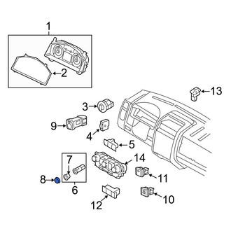 Ford OE - Front 12 Volt Accessory Power Outlet Cover