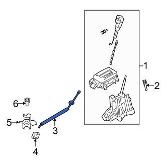 Ford OE - Automatic Transmission Shifter Cable