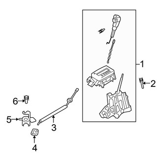 Ford OE - Console - Shifter Housing (Limited / XLS / XLT Automatic Tr)