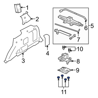 Ford OE - Floor Jack Nut