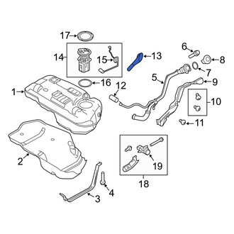 Ford OE - Fuel Filler Neck Adapter