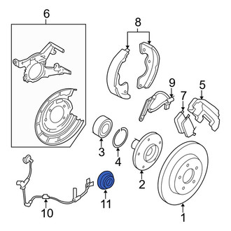 Ford OE - Rear ABS Wheel Speed Sensor Tone Ring