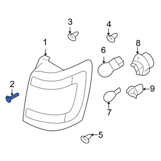 Ford OE - Tail Light Screw