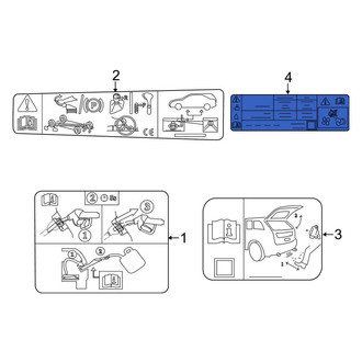 Ford OE - A/C System Information Label