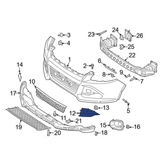 Ford OE - Front Left Grille