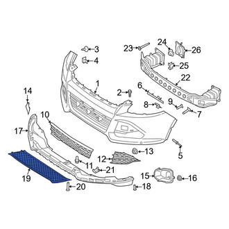 Ford OE - Front Bumper Trim