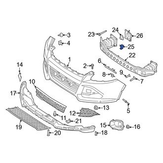 Ford OE - Running Board Nut