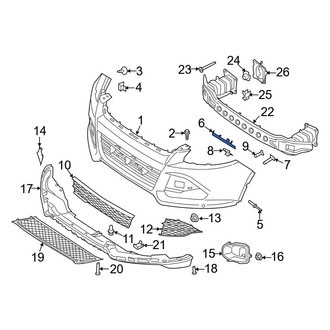 Ford OE - Front Left Bumper Cover Bracket