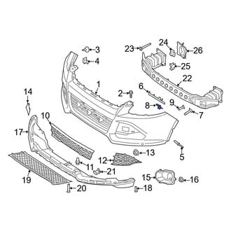 Ford OE - Bumper Cover Nut