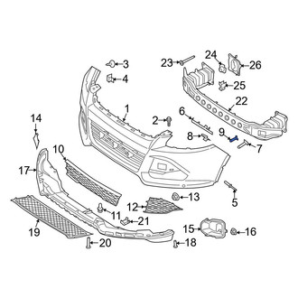 Ford OE - Bumper Cover Rivet