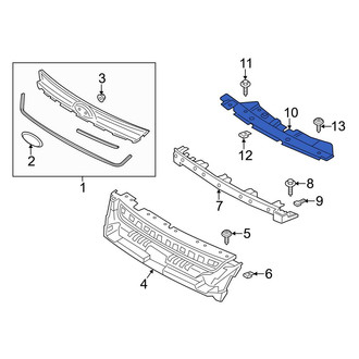 Ford OE - Front Radiator Support Access Cover