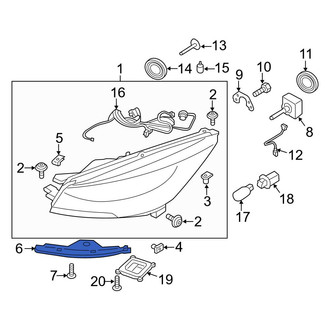 Ford OE - Right Headlight Bracket