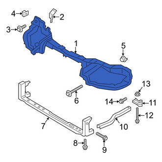 Ford OE - Front Upper Radiator Support Tie Bar