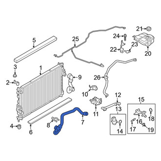 Ford OE - Upper Radiator Coolant Hose