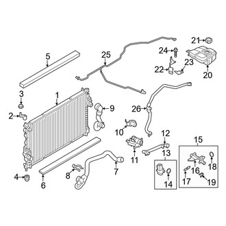Ford OE - Cooling System Bypass Line Adapter