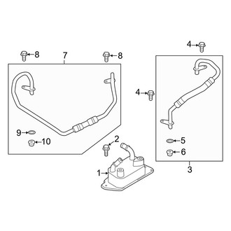 Ford OE - Cooling - Trans Oil Cooler (1.6L)