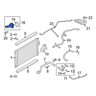 Ford OE - Engine Coolant Thermostat Kit