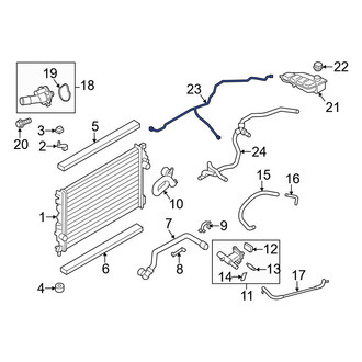 Ford OE - Engine Coolant Reservoir Hose