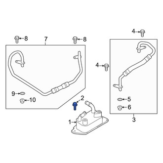 Ford OE - Automatic Transmission Oil Cooler Bolt
