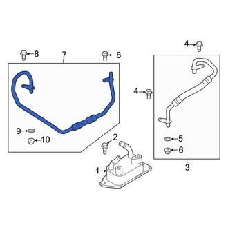 Ford OE - Automatic Transmission Oil Cooler Hose Assembly