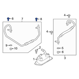 Ford OE - Automatic Transmission Oil Cooler Hose Banjo Bolt