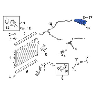 Ford OE - Engine Coolant Reservoir