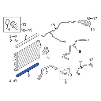 Ford OE - Lower Radiator Air Seal