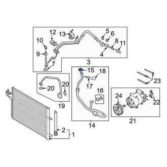 Ford OE - A/C Refrigerant Line O-Ring