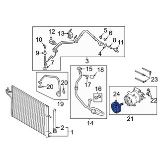 Ford OE - A/C Compressor Clutch