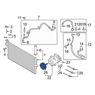Ford OE - A/C Compressor Clutch