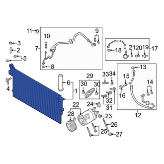 Ford OE - A/C Condenser