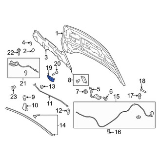 Ford OE - Front Hood Latch