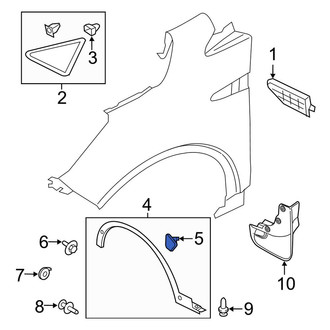 Ford OE - Truck Cab Corner Trim Panel Clip