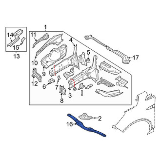 Ford OE - Front Suspension Strut Brace