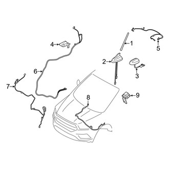 Ford OE - Electrical - Antenna
