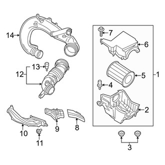 Ford OE - Engine / Transaxle - Air Intake (1.5L)