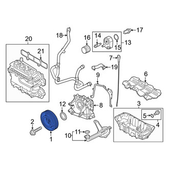 Ford OE - Engine Crankshaft Pulley